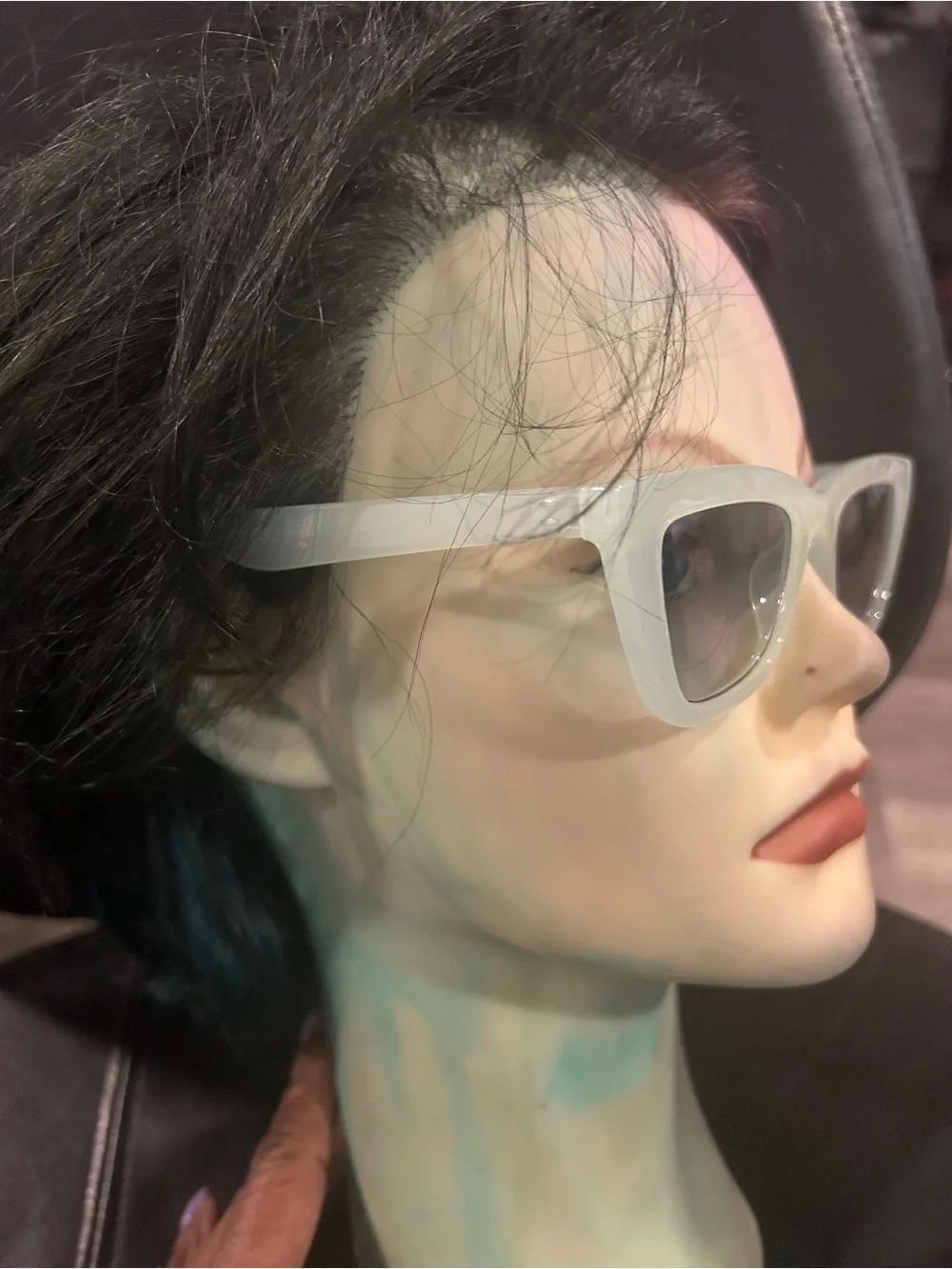 Pastel Green Cat-Eye Women's Sunglasses - Unbranded